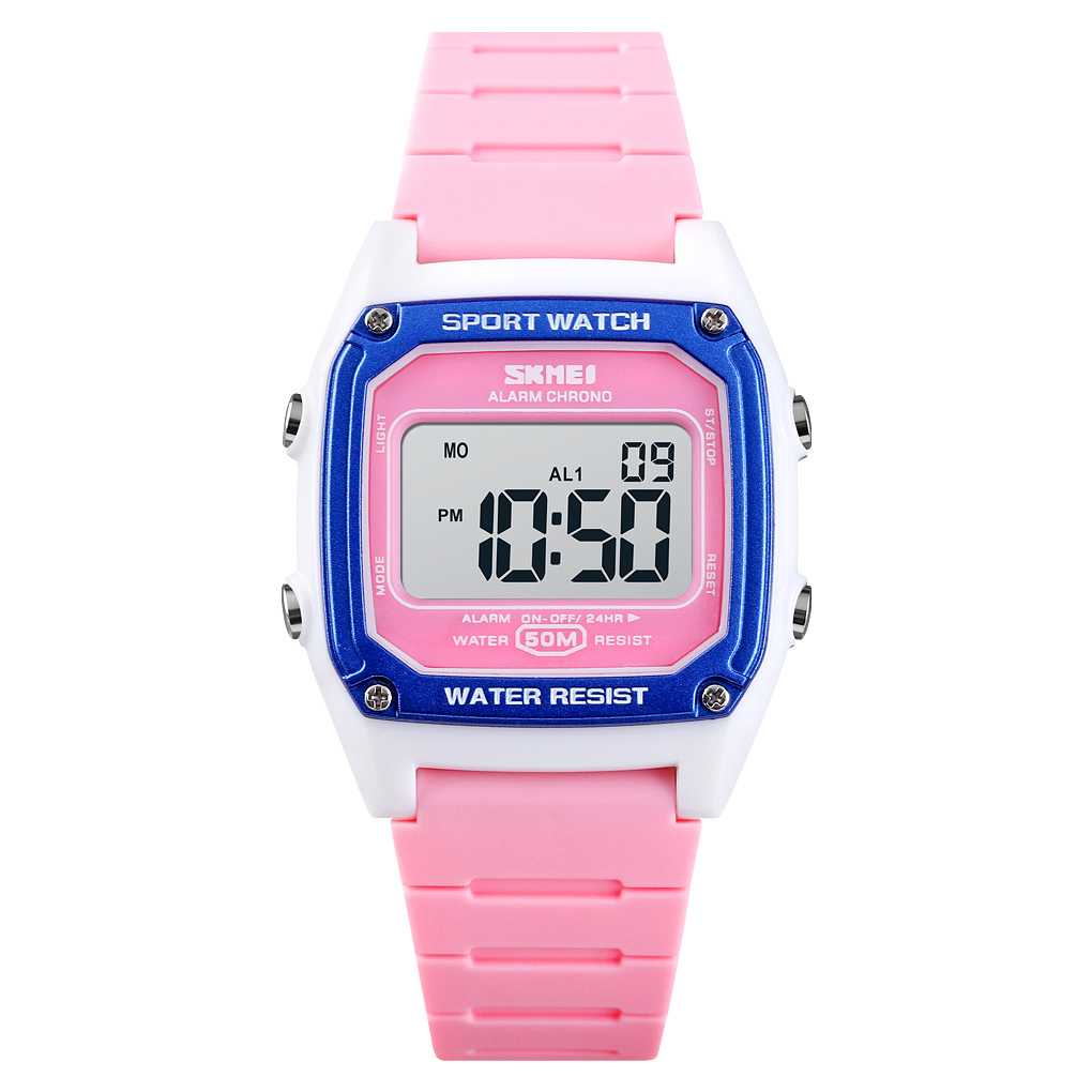 Jam Tangan Anak LED SKMEI DG1614 Pink