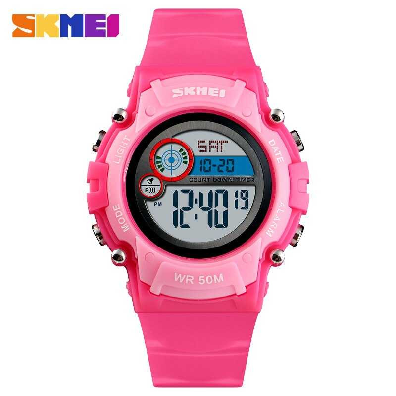 Jam Tangan Anak LED SKMEI DG1477 Rose