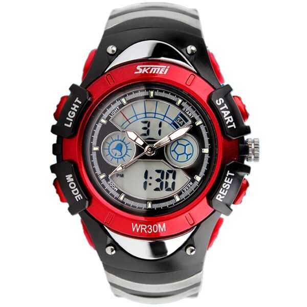 Jam Tangan Anak Dual Time SKMEI AD0998 Merah