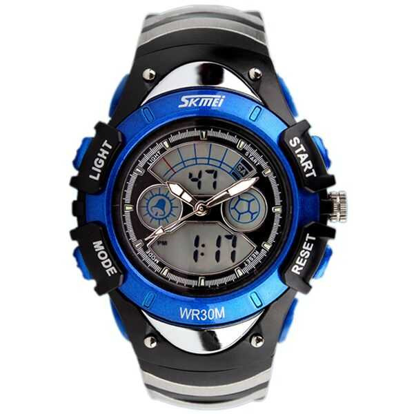 Jam Tangan Anak Dual Time SKMEI AD0998 Biru