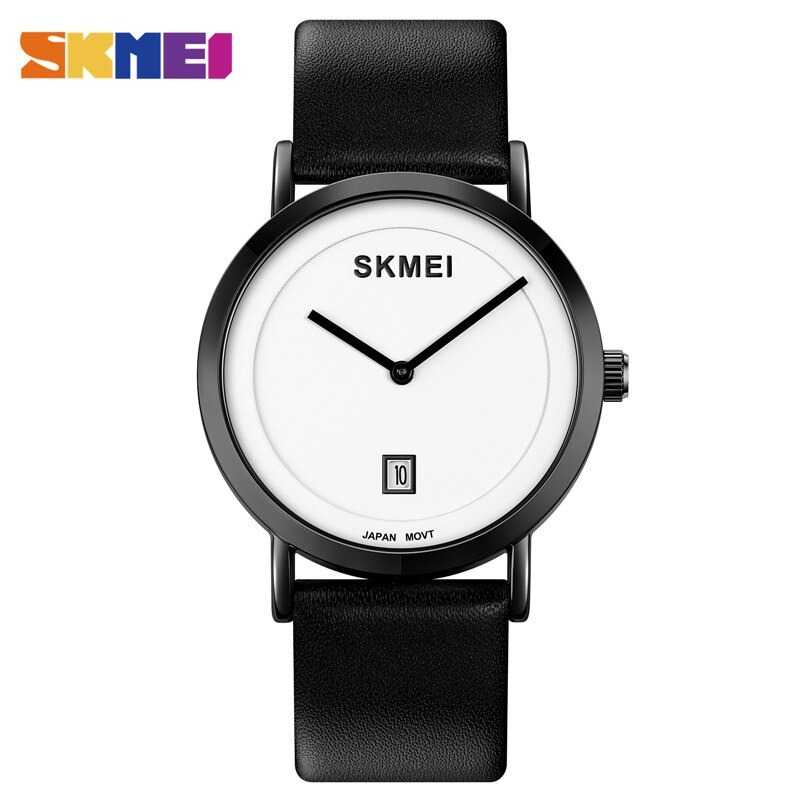 Jam Tangan Pria Analog  Leather Original SKMEI 1907CL