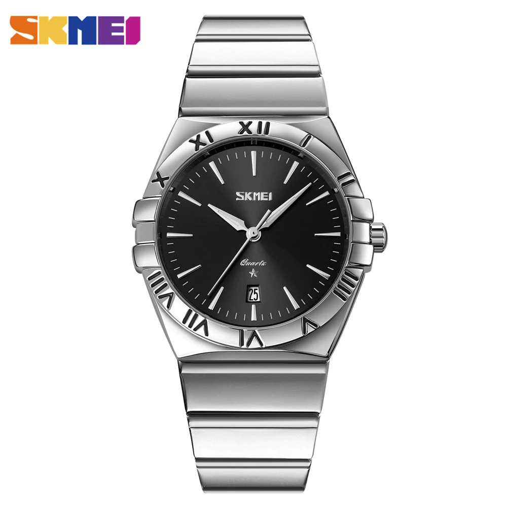 Jam Tangan Pria Analog Stainless Original SKMEI 9257CS