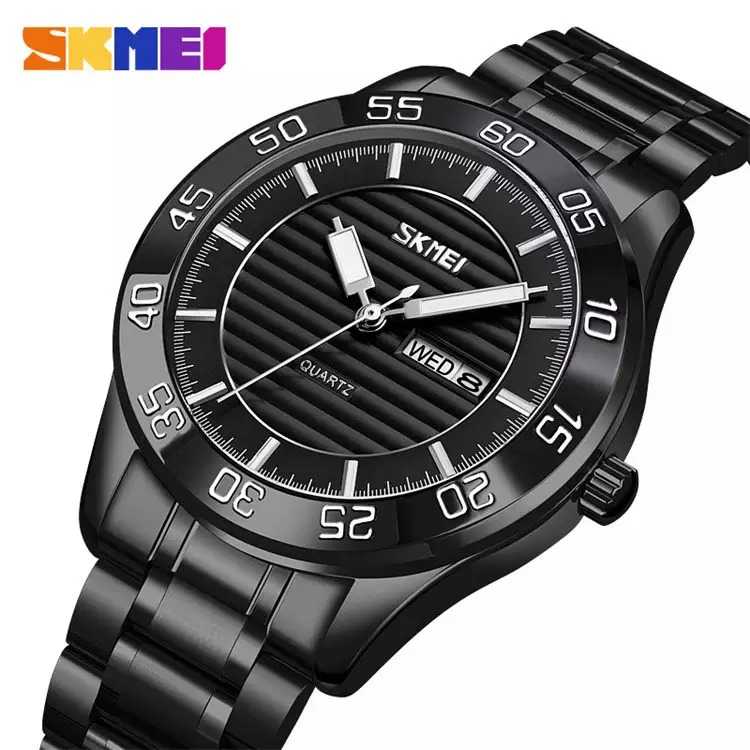 Jam Tangan Pria Analog Stainless Original SKMEI 9293CL