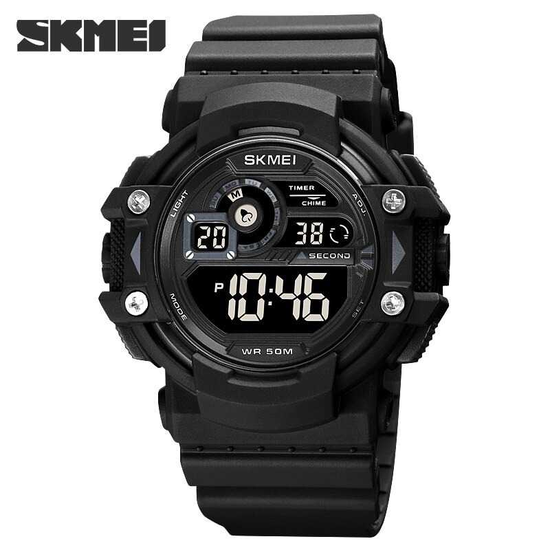 Jam Tangan Pria Digital Original SKMEI DG1778 Black