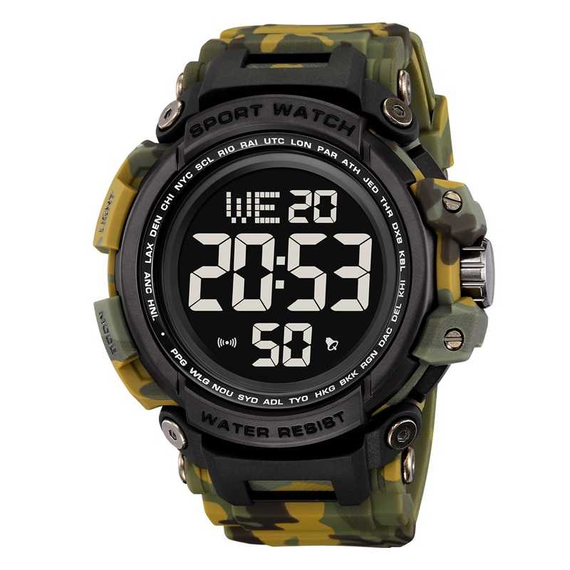 Jam Tangan Pria Digital Original SKMEI DG2422 Camouflage