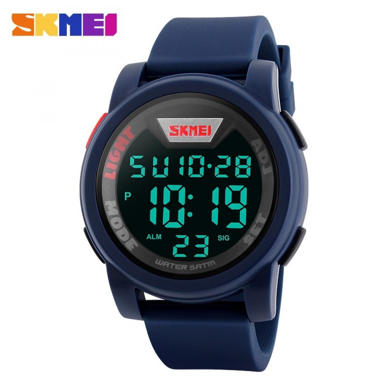 Jam Tangan Pria Digital Original SKMEI DG1218 Biru