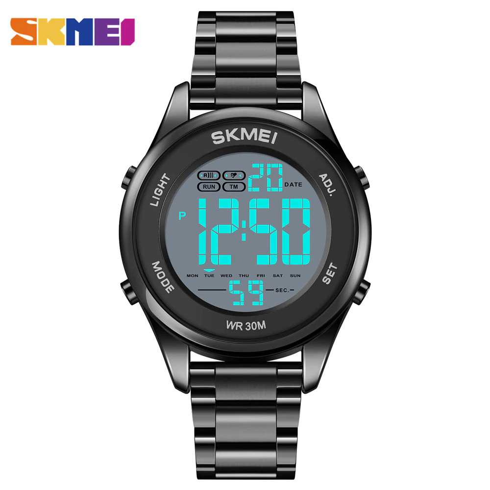 Jam Tangan Pria Digital Stainless Original SKMEI DG1849