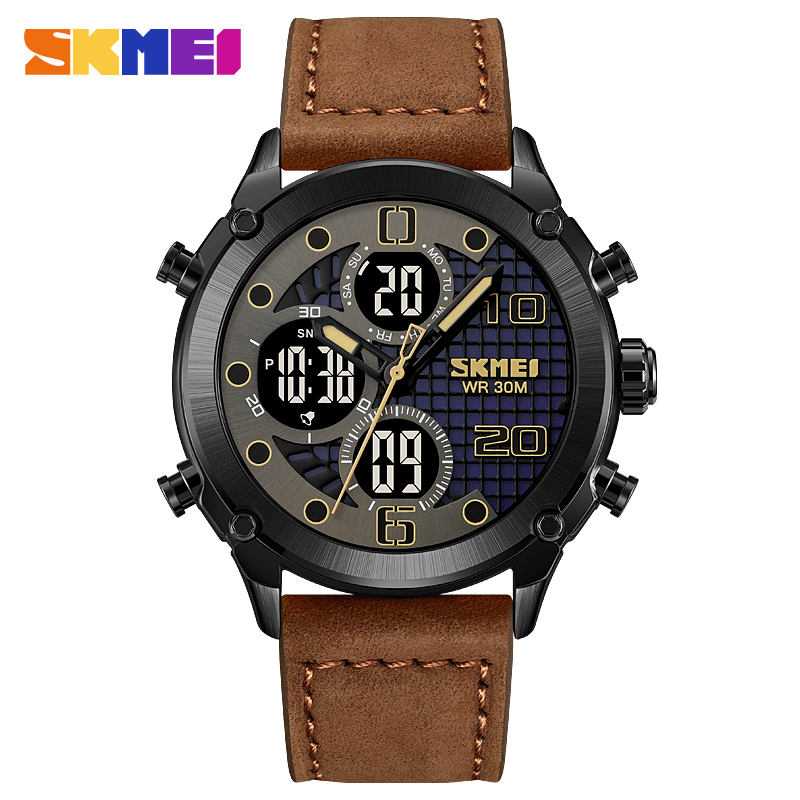 Jam Tangan Pria Dual Time Original SKMEI AD1975