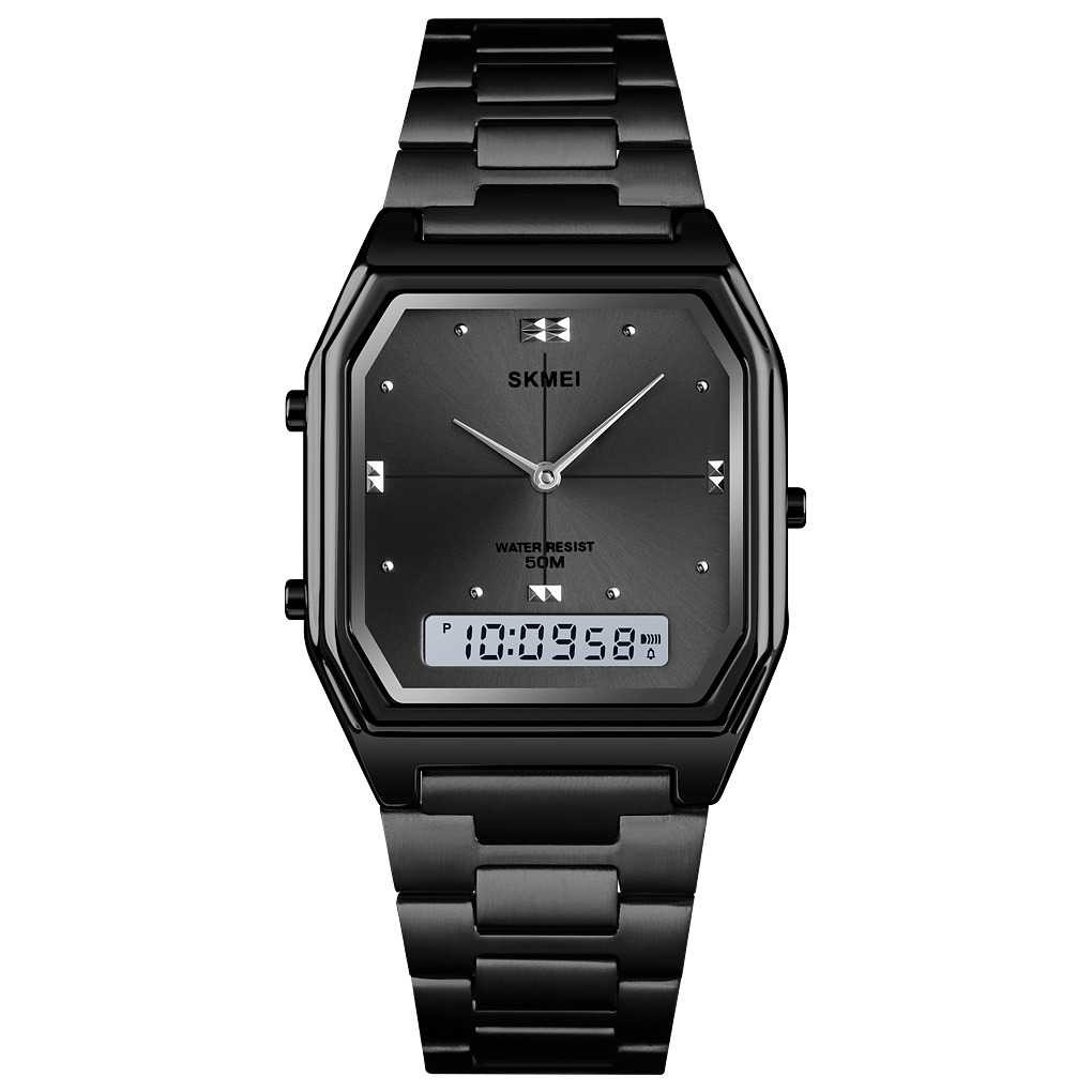Jam Tangan Pria Digital Analog SKMEI DG1612 Hitam