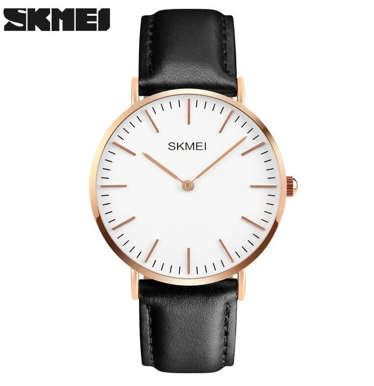 Jam Tangan Pria Analog Leather Original SKMEI 1181CL