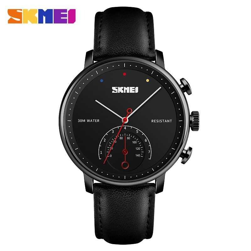 Jam Tangan Pria Analog Leather Original SKMEI 1399CL