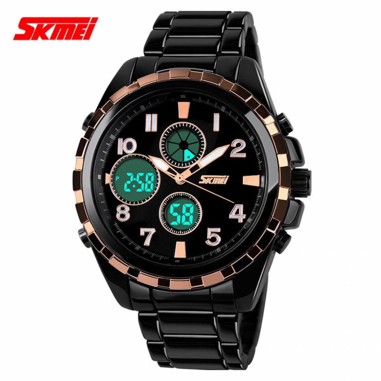 Jual Jam Tangan Pria SKMEI Casio Men Sport LED Original AD1021