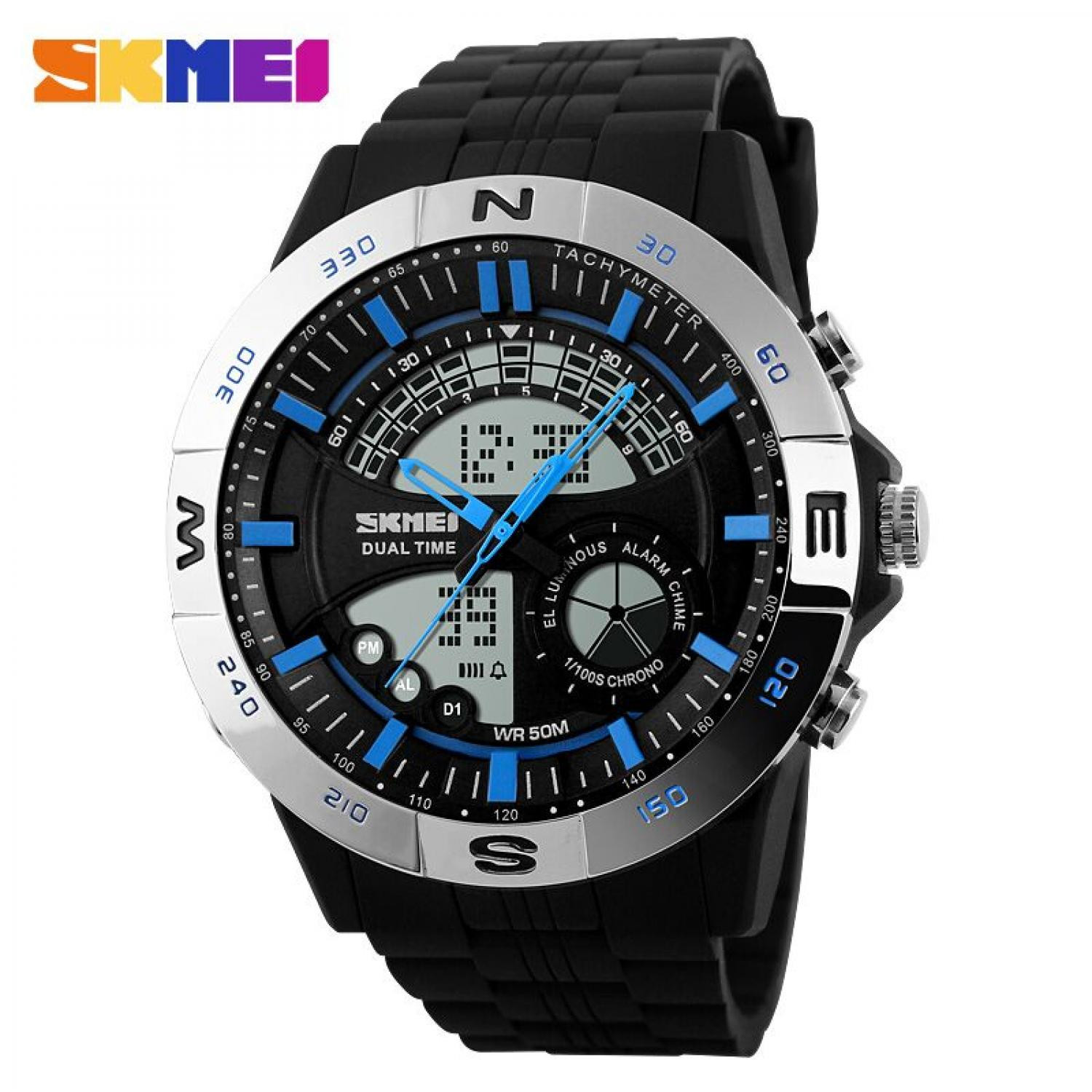 Jual Jam Tangan Pria SKMEI Casio Men Sport LED Original 