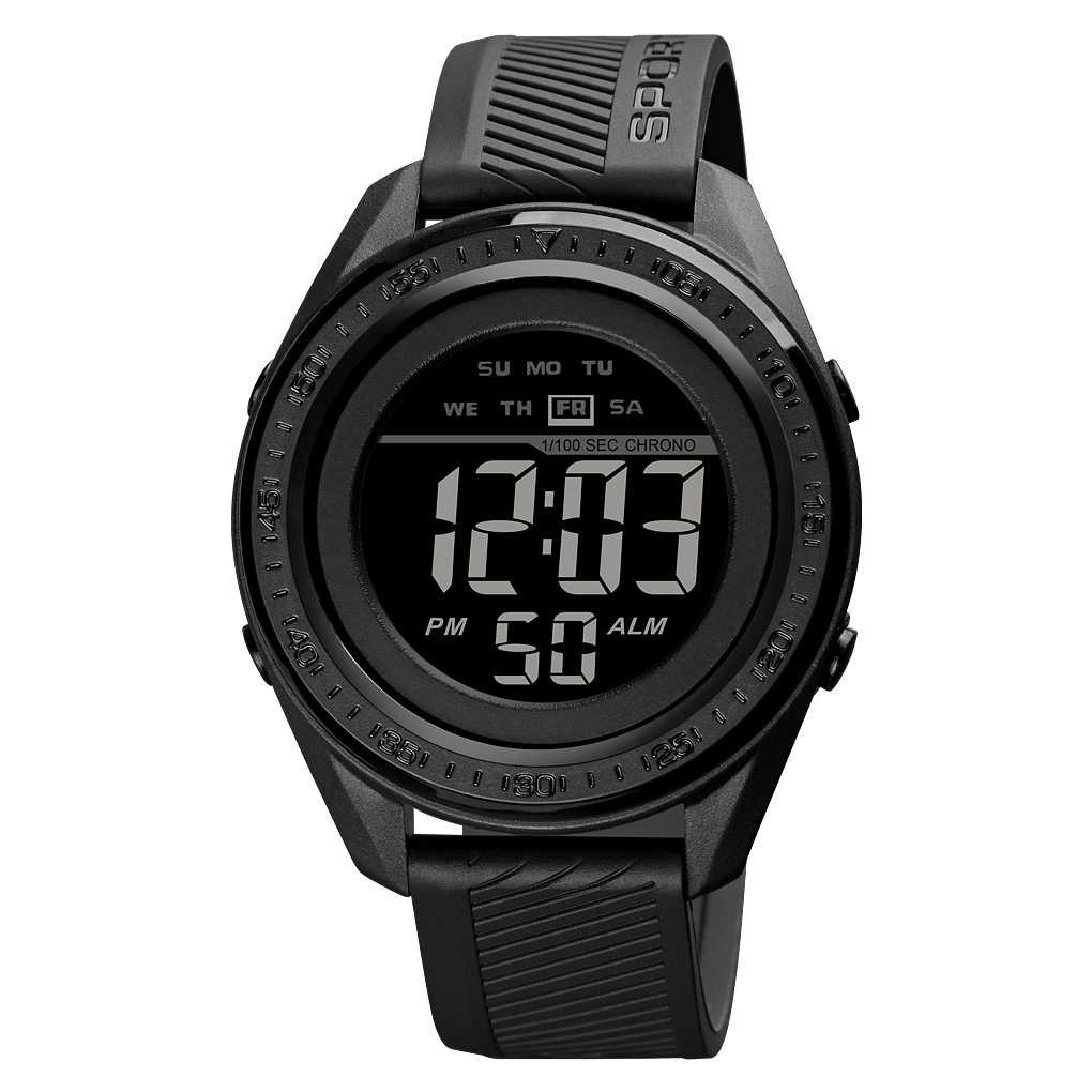 Jam Tangan Pria Digital Original SKMEI DG1638 Hitam