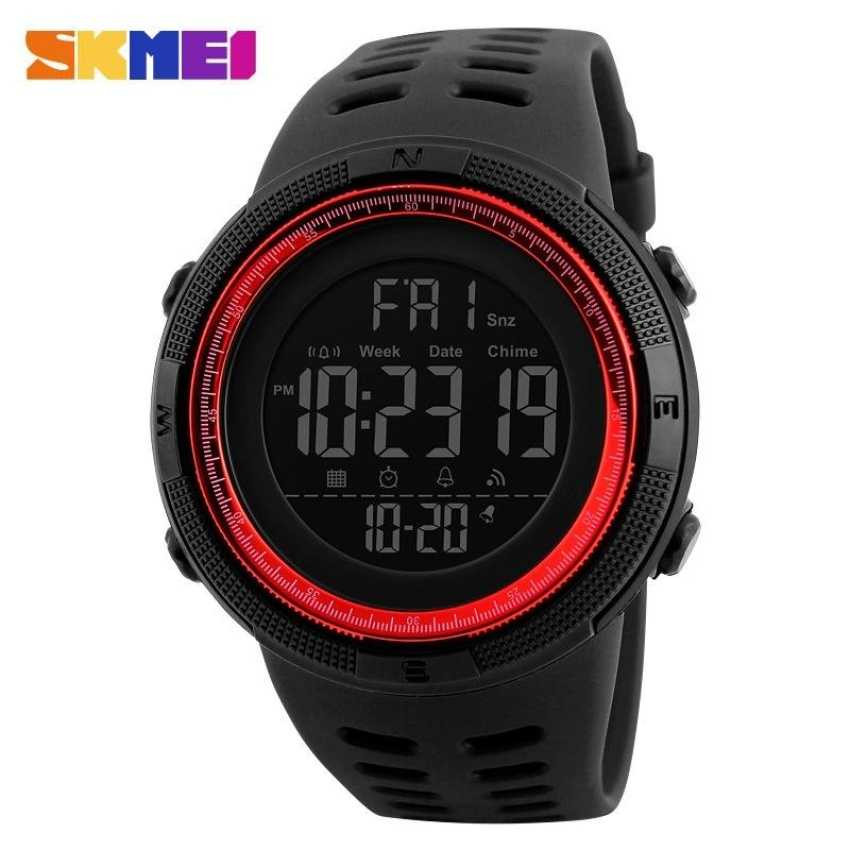 Jam Tangan Pria Digital Original SKMEI DG1251 Merah