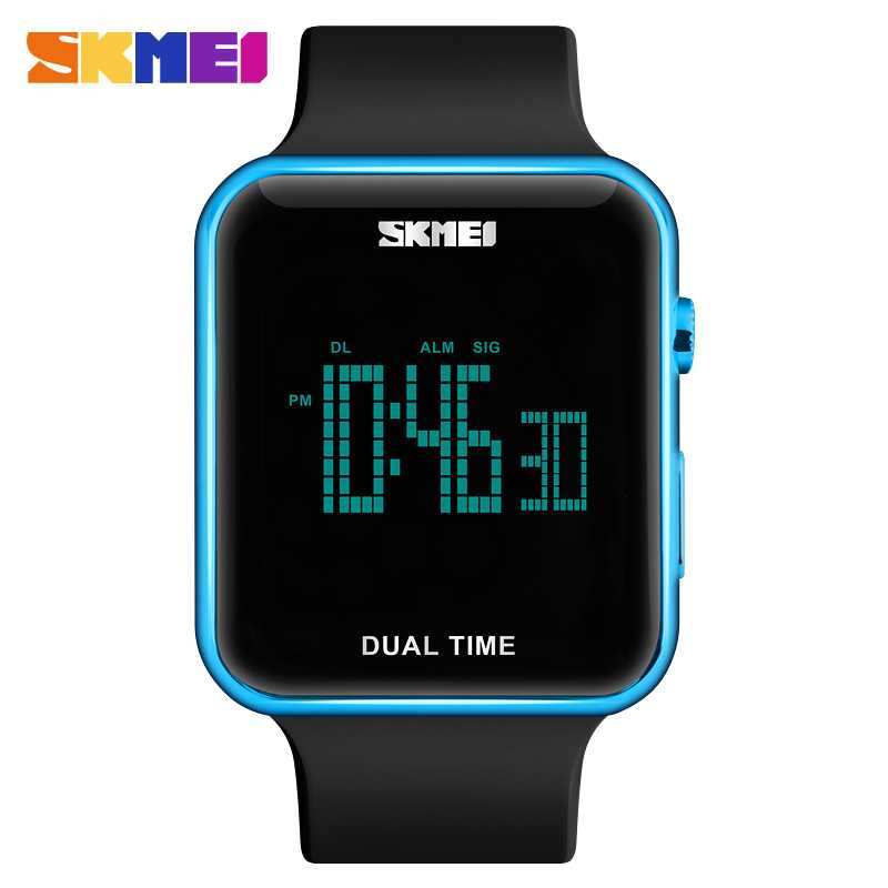 Jam Tangan Pria Digital Original SKMEI DG1271 Biru