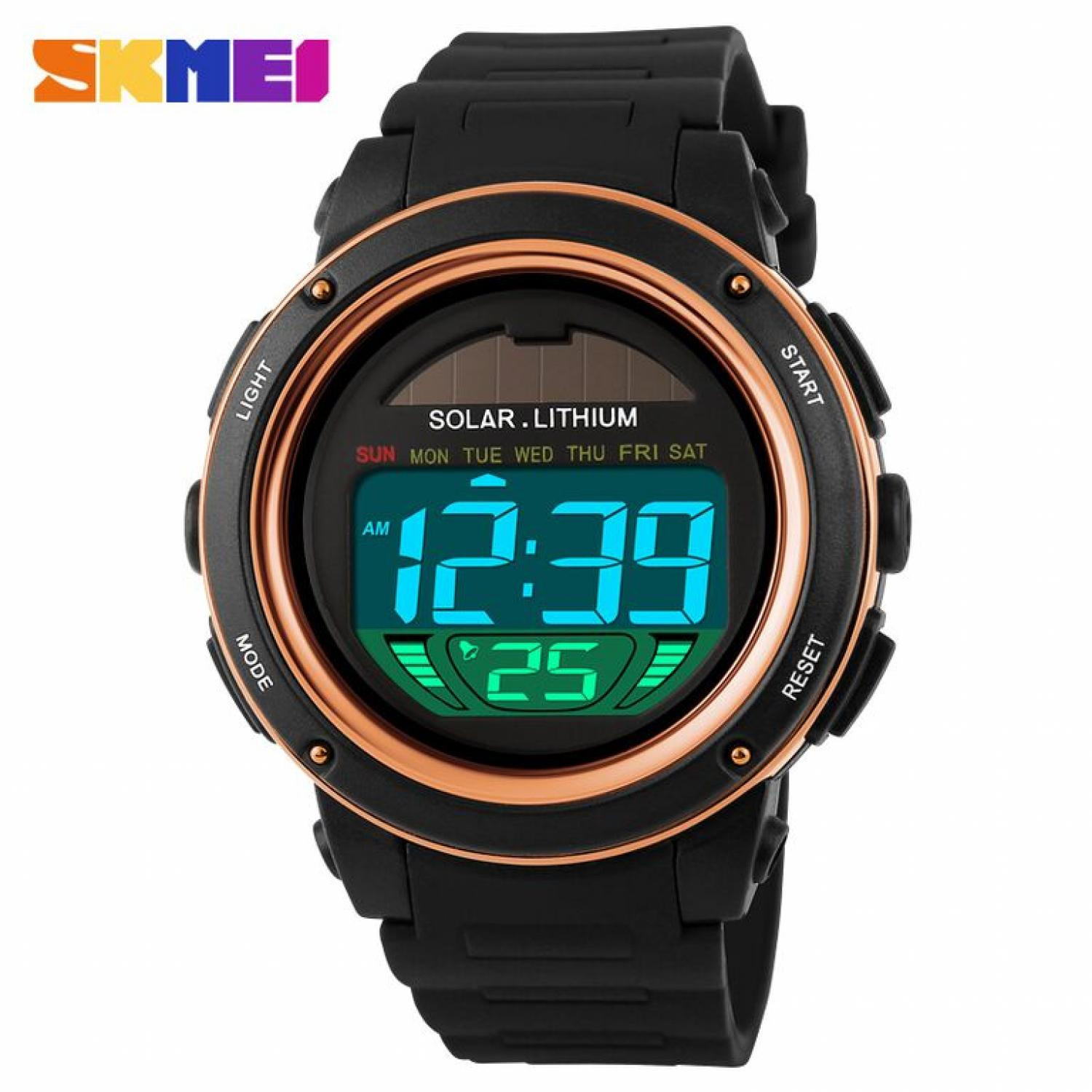 Jam Tangan Pria Digital Solar Original SKMEI DG1096