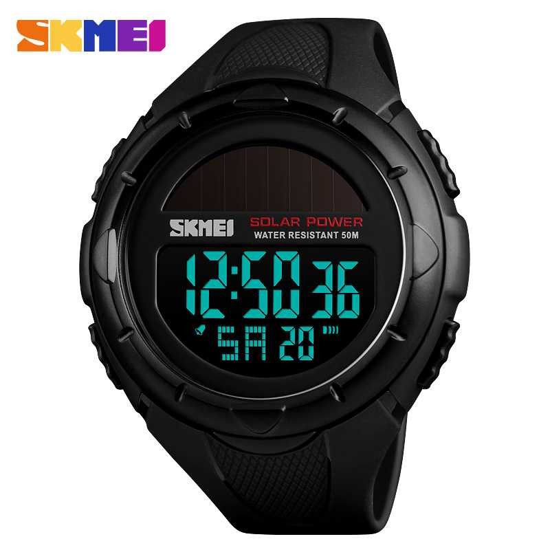 Jam Tangan Pria Digital Solar Original SKMEI DG1405