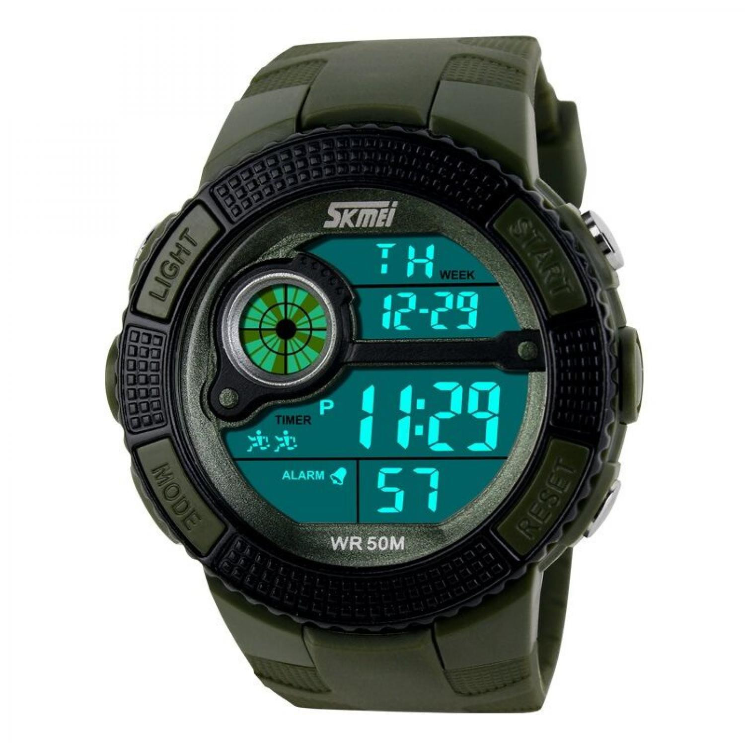 Jam Tangan Pria Digital Original SKMEI D   G1027 Hijau