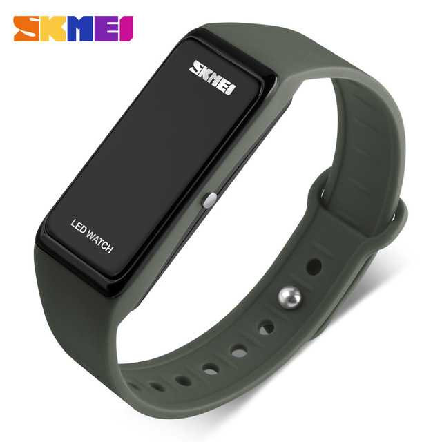 Jam Tangan Pria Digital Original SKMEI 1265A Hijau