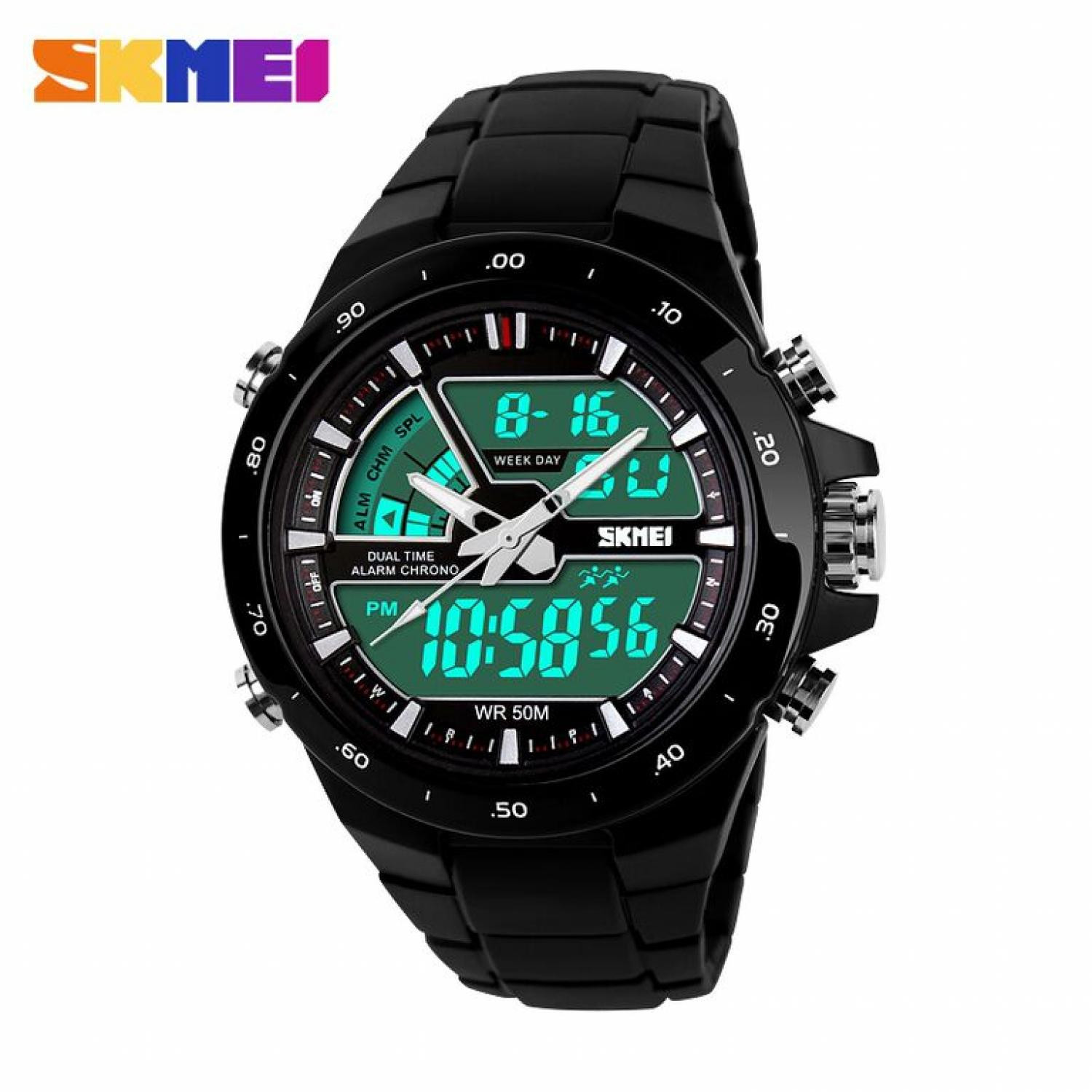 Jual Jam Tangan Pria SKMEI Dual Time Casio Men Original 