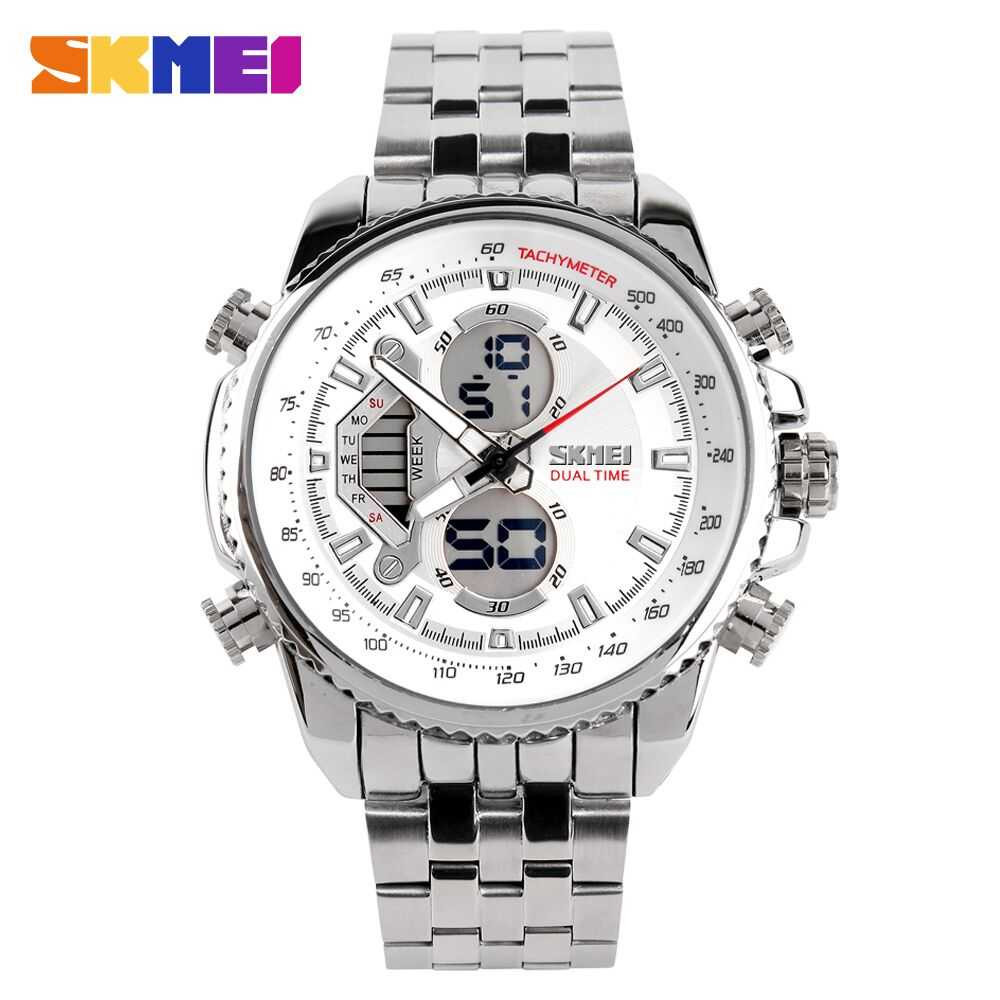 jual jam tangan pria skmei dual time casio sport jual jam tangan pria skmei dual time casio sport