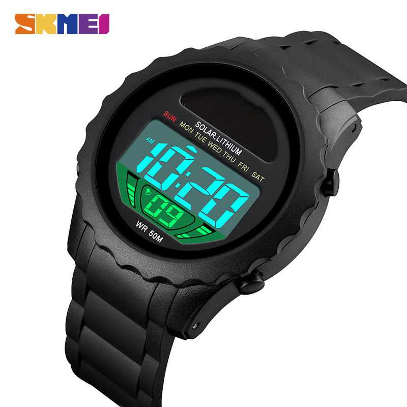 Jam Tangan Pria Digital Solar Original SKMEI 1585