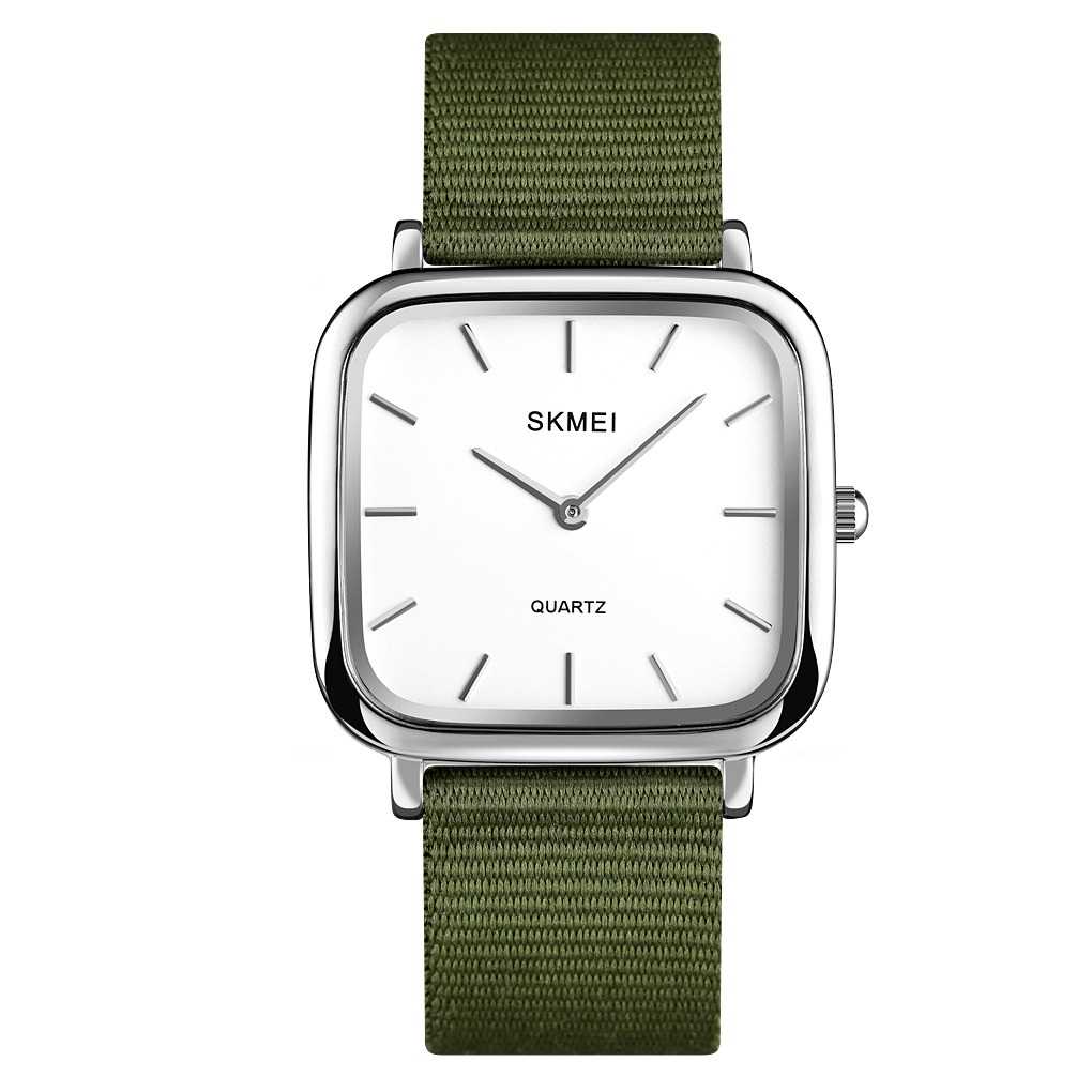 Jam Tangan Wanita Nylon Original SKMEI 1555CL Hijau