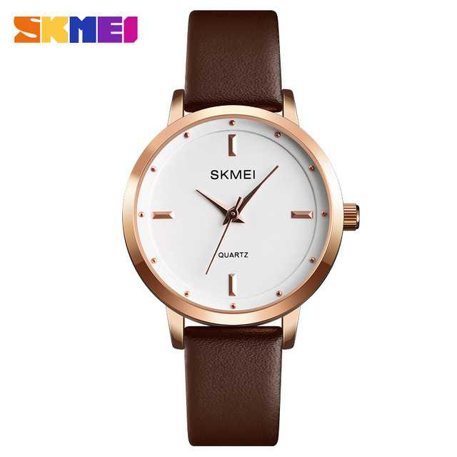 Jam Tangan Wanita Original SKMEI 1457CL Coklat