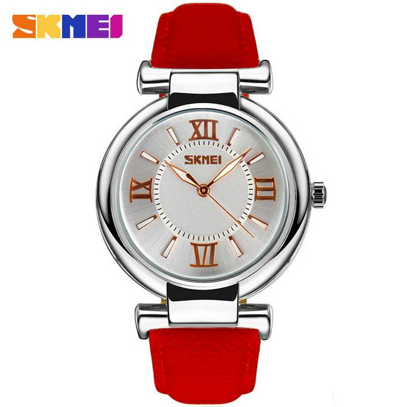 Jam Tangan Wanita Original SKMEI 9075CL Merah