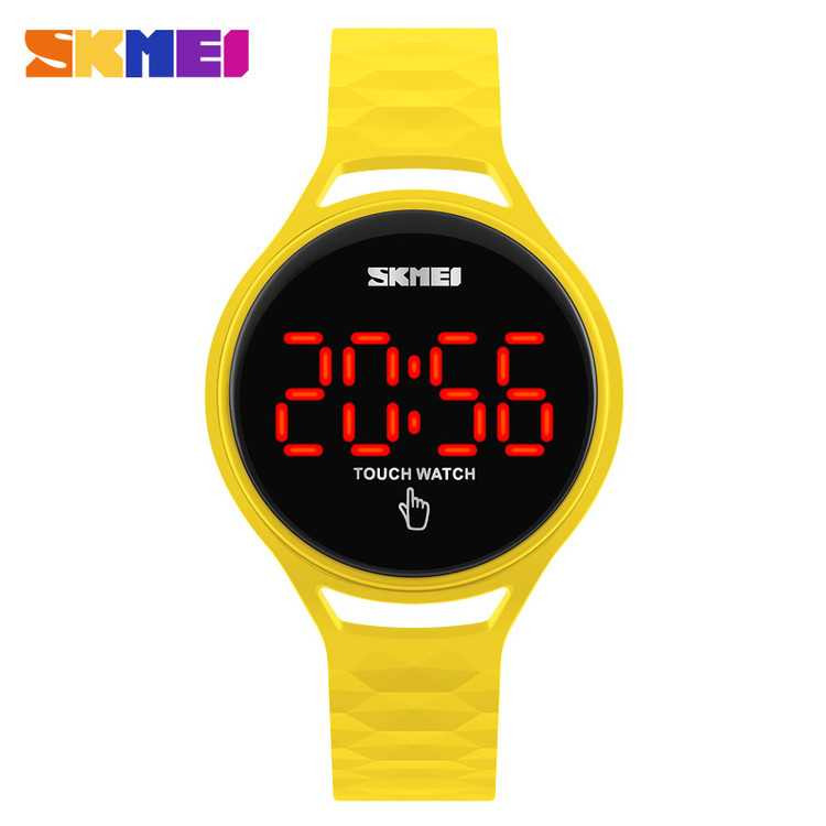 Jam Tangan Wanita Digital Touch Original SKMEI 1230A Kuning