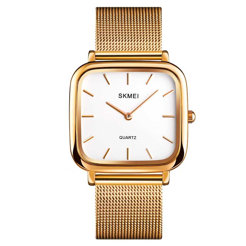 Jam Tangan Wanita Stainless Original SKMEI 1555CS Gold