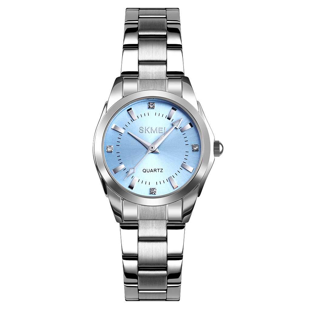 Jam Tangan Wanita Stainless Original SKMEI 1620CS Biru