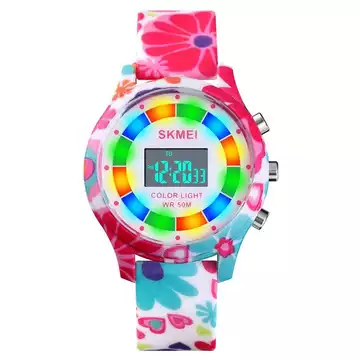 Jam Tangan Anak Digital LED Original SKMEI DG1596 Camouflage