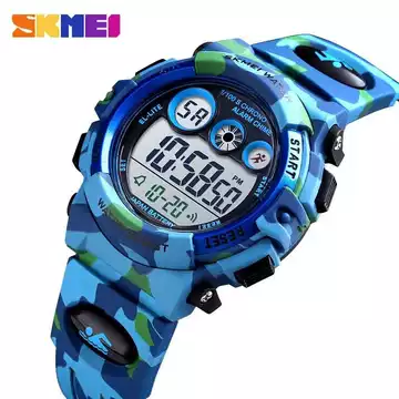 Jam Tangan Anak LED SKMEI DG1547 Biru