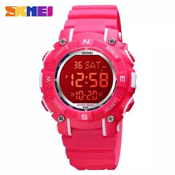 Jam Tangan Anak LED SKMEI DG1613 Pink