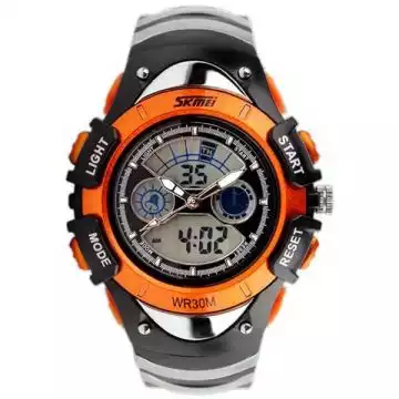 Jam Tangan Anak Dual Time SKMEI AD0998 Orange