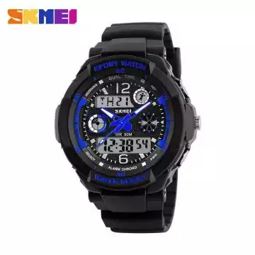 Jam Tangan Anak Dual Time SKMEI AD1060 Biru