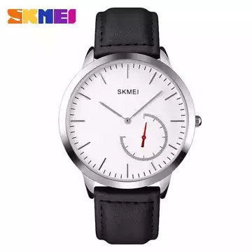 Jam Tangan Pria Analog Leather Original SKMEI 1676CL