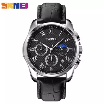Jam Tangan Pria Analog  Leather Original SKMEI 9260CL