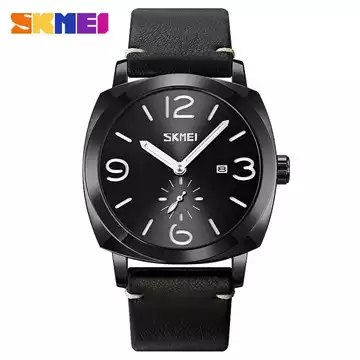 Jam Tangan Pria Analog  Leather Original SKMEI 9305CL
