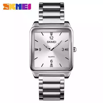 Jam Tangan Pria Analog Stainless Original SKMEI 1603CS Silver