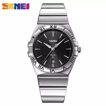 Jam Tangan Pria Analog Stainless Original SKMEI 9257CS