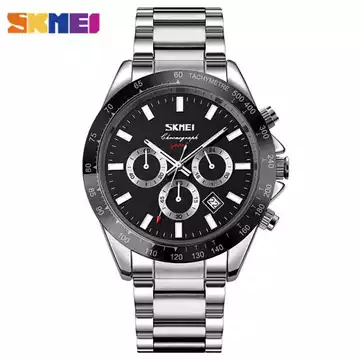 Jam Tangan Pria Analog Stainless Original SKMEI 9259CS