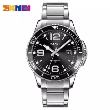 Jam Tangan Pria Analog Stainless Original SKMEI 9278CS