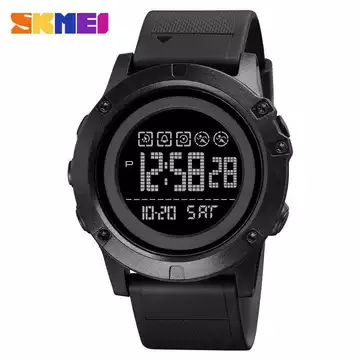 Jam Tangan Pria Digital Original SKMEI DG1727 Black