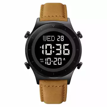 Jam Tangan Pria Digital Original SKMEI DG2079 Coklat