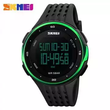 Jam Tangan Pria Digital Original SKMEI DG1219 Hijau