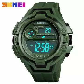 Jam Tangan Pria Digital Original SKMEI DG1383 Army