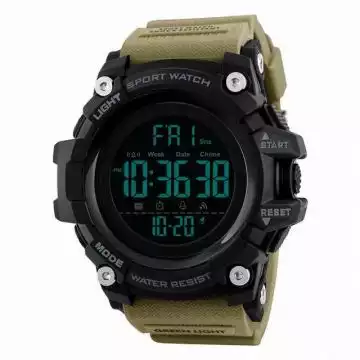 Jam Tangan Pria Digital Original SKMEI DG1384 Khaki